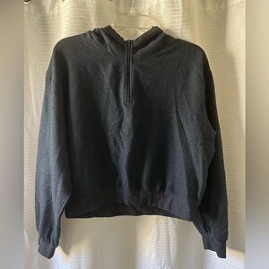 Navy Blue Quarter-Zip Hoodie